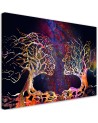 Cool Canvas prints about love - Tree couple kissing abstract | FEEBY