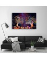 Cool Canvas prints about love - Tree couple kissing abstract | FEEBY