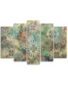 Colourful paintings for living room - Mosaic of stars | FEEBY