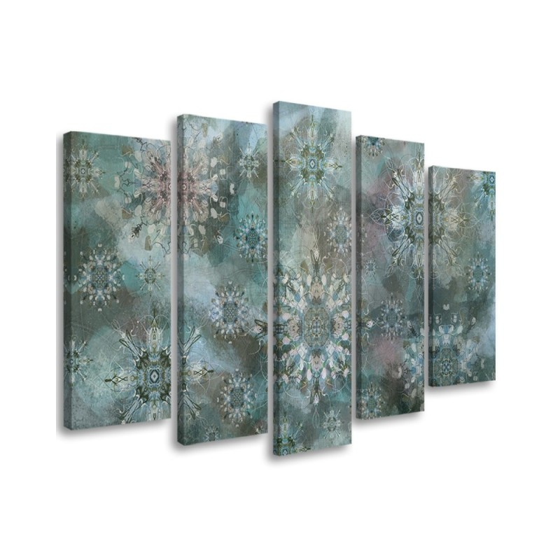 Beautiful paintings for wall - Turquoise mosaic | FEEBY