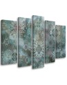 Beautiful paintings for wall - Turquoise mosaic | FEEBY