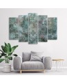Beautiful paintings for wall - Turquoise mosaic | FEEBY