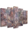 Canvas painting for living room - Colourful abstract | FEEBY