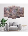Canvas painting for living room - Colourful abstract | FEEBY