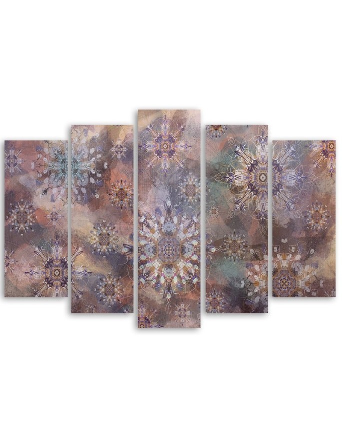 Canvas painting for living room - Colourful abstract | FEEBY