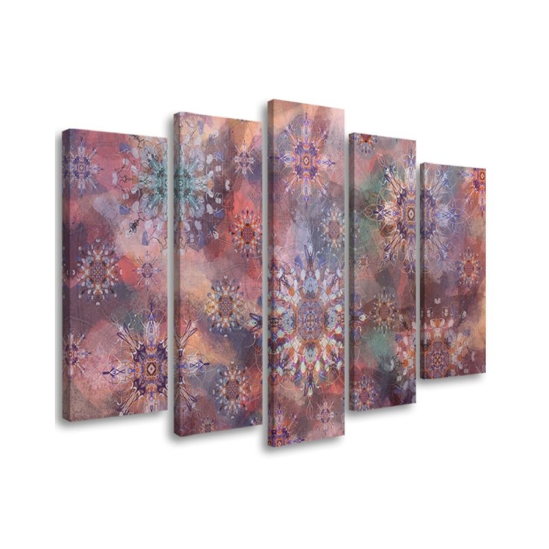 Wall art painting for bedroom - Mandala oriental pattern | FEEBY