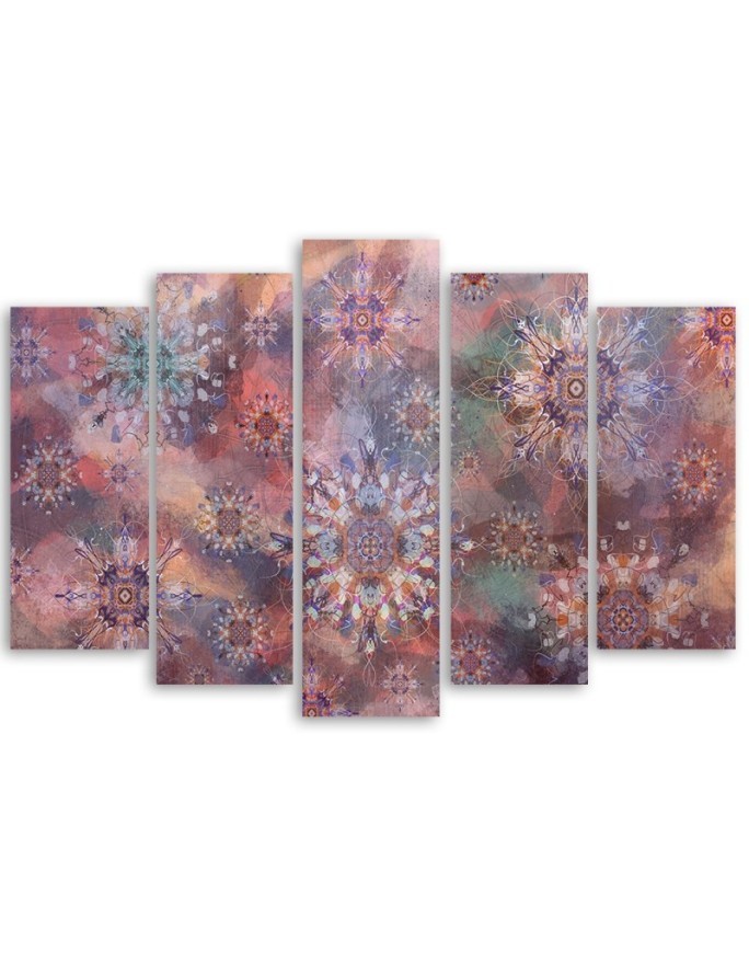 Wall art painting for bedroom - Mandala oriental pattern | FEEBY