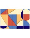 Canvas print for children's room - Multicolored Geometric Abstract Shapes | FEEBY