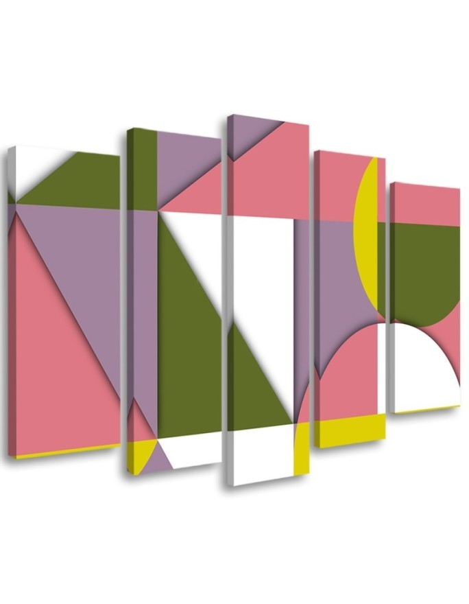 Canvas print for children's room - Geometric shapes abstract | FEEBY