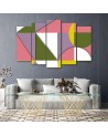 Canvas print for children's room - Geometric shapes abstract | FEEBY