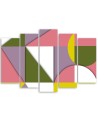 Canvas print for children's room - Geometric shapes abstract | FEEBY
