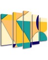 Canvas print for children to a room - Geometric shapes abstract | FEEBY