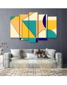 Canvas print for children to a room - Geometric shapes abstract | FEEBY