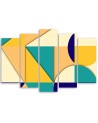 Canvas print for children to a room - Geometric shapes abstract | FEEBY
