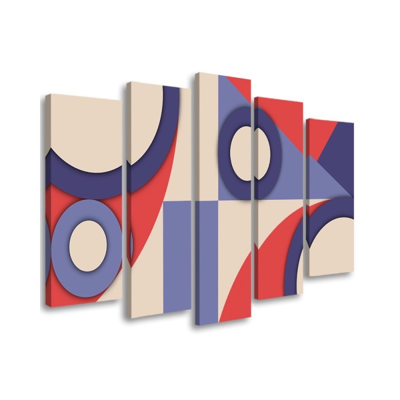 Canvas print for children to the room - Geometric shapes abstract | FEEBY
