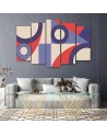 Canvas print for children to the room - Geometric shapes abstract | FEEBY