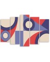 Canvas print for children to the room - Geometric shapes abstract | FEEBY