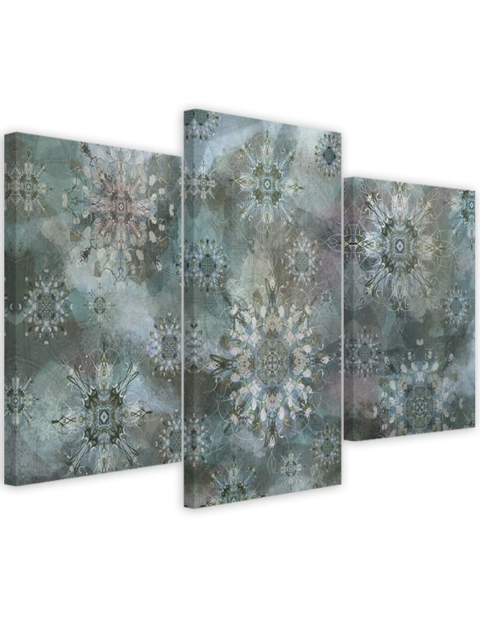 Beautiful paintings for wall - Turquoise mosaic | FEEBY