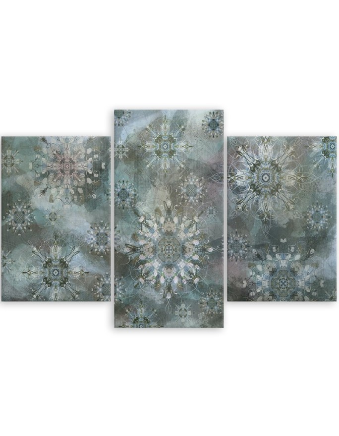 Beautiful paintings for wall - Turquoise mosaic | FEEBY
