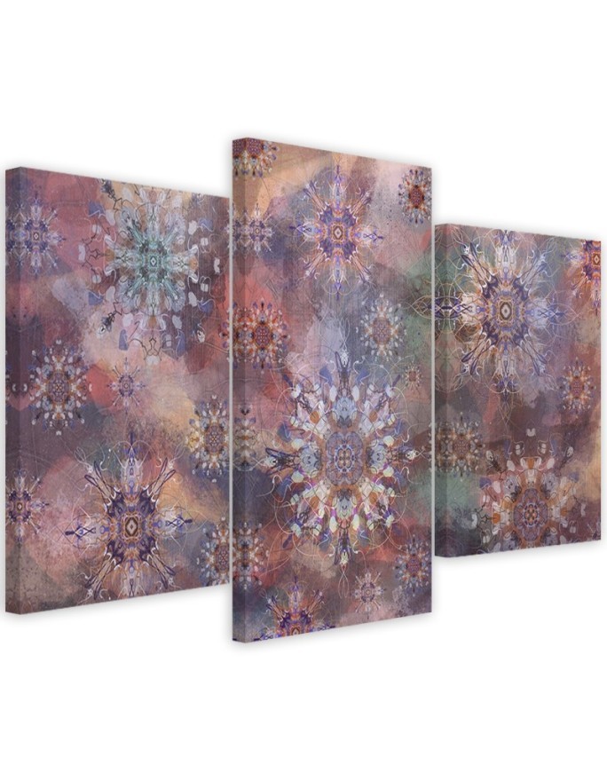 Wall art painting for bedroom - Mandala oriental pattern | FEEBY