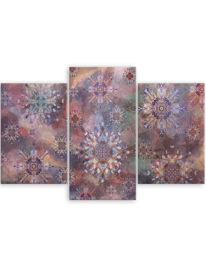 Wall art painting for bedroom - Mandala oriental pattern | FEEBY