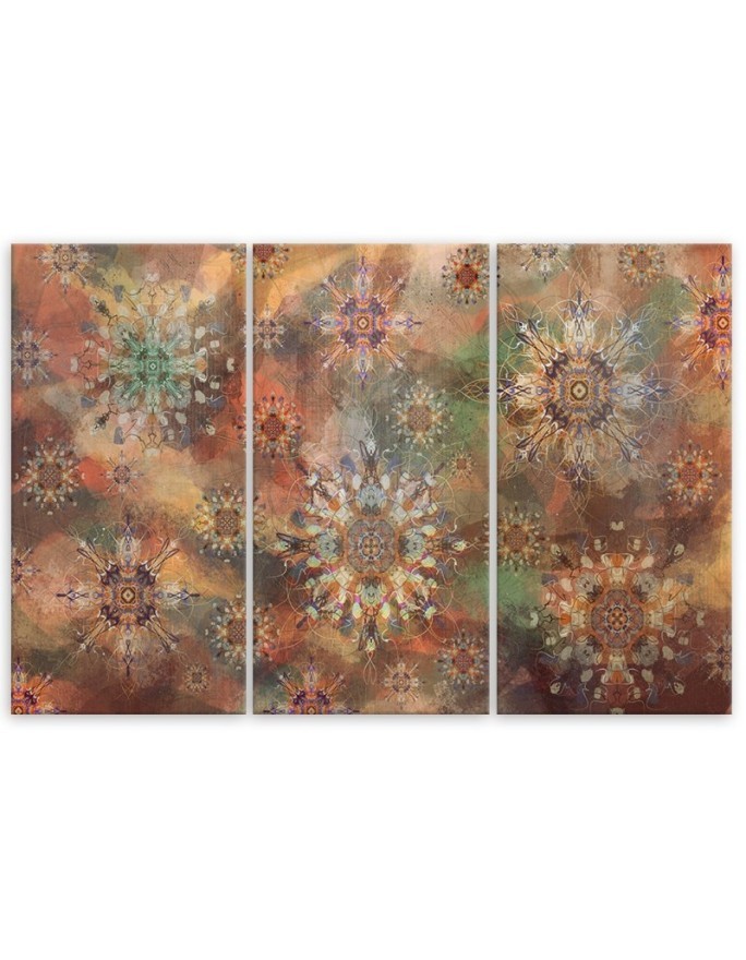 Colourful paintings for the wall - Mosaic of stars | FEEBY