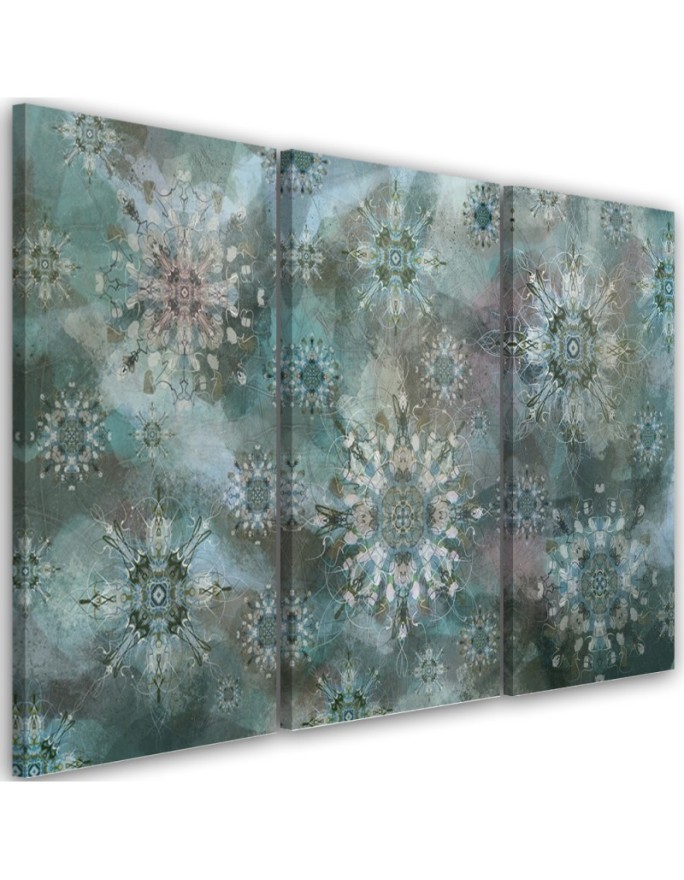 Beautiful paintings for wall - Turquoise mosaic | FEEBY