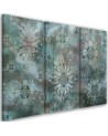 Beautiful paintings for wall - Turquoise mosaic | FEEBY