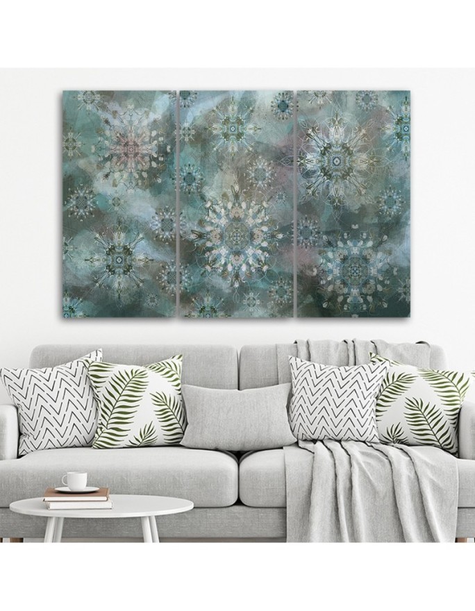 Beautiful paintings for wall - Turquoise mosaic | FEEBY