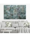 Beautiful paintings for wall - Turquoise mosaic | FEEBY