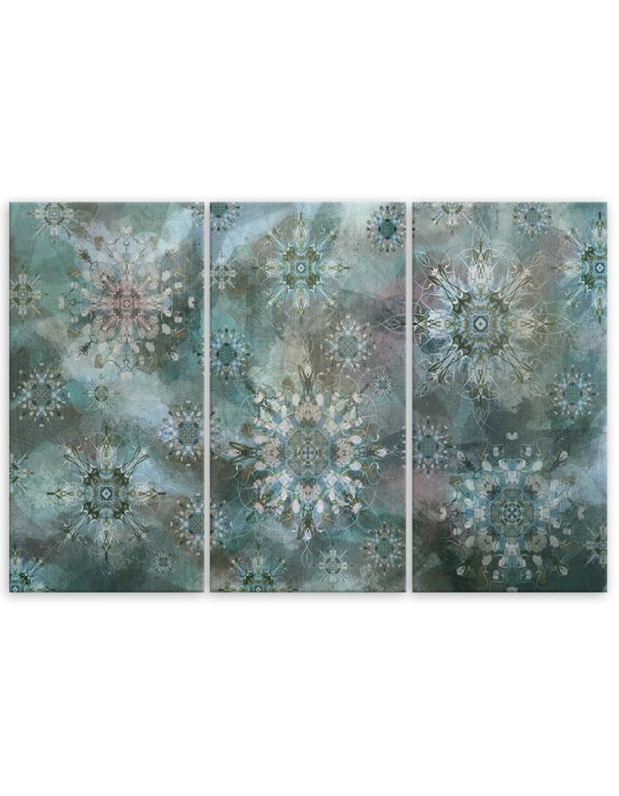 Beautiful paintings for wall - Turquoise mosaic | FEEBY