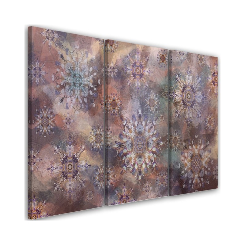 Canvas painting for living room - Colourful abstraction | FEEBY