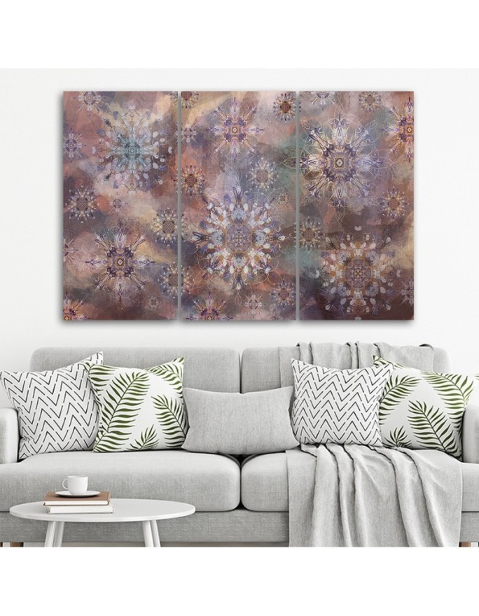 Canvas painting for living room - Colourful abstraction | FEEBY