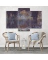 3 piece Printed canvas for bedroom - Lake view | FEEBY