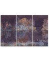 Large wall art painting for living room - Lake view | FEEBY