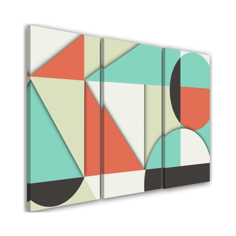 Colourful paintings for children - Geometric shapes abstract | FEEBY