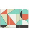 Colourful paintings for children - Geometric shapes abstract | FEEBY