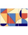Colourful Canvas paintings for children - Geometric shapes abstract | FEEBY