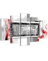 Canvas print Grey abstraction - for room, living room, bedroom for wall | FEEBY