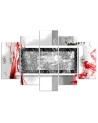 Canvas print Grey abstraction - for room, living room, bedroom for wall | FEEBY