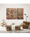 Colourful Canvas paintings for the wall - Mosaic of stars | FEEBY