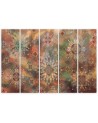 Colourful Canvas paintings for the wall - Mosaic of stars | FEEBY