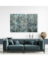 Beautiful paintings for wall 5 parts - Mosaic turquoise | FEEBY