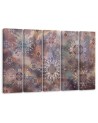Canvas Canvas painting for living room - Colourful abstraction 5 parts | FEEBY