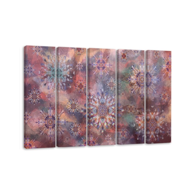 Wall painting for bedroom - Mandala oriental pattern | FEEBY