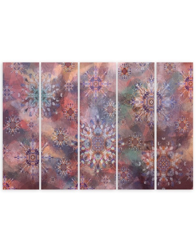 Wall painting for bedroom - Mandala oriental pattern | FEEBY
