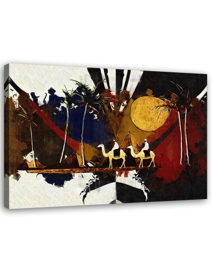 Canvas painting - African landscape - for the wall in the room | FEEBY