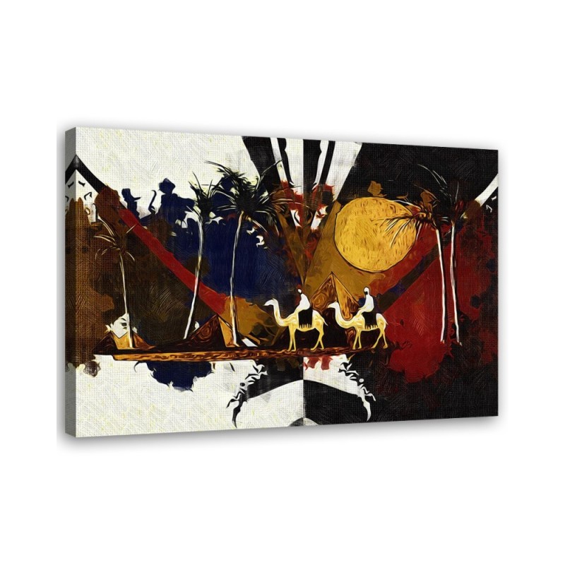 Canvas painting - African landscape - for the wall in the room | FEEBY