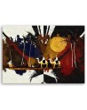 Canvas painting - African landscape - for the wall in the room | FEEBY