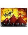 Wall art decoration painting - African landscape pyramids | FEEBY